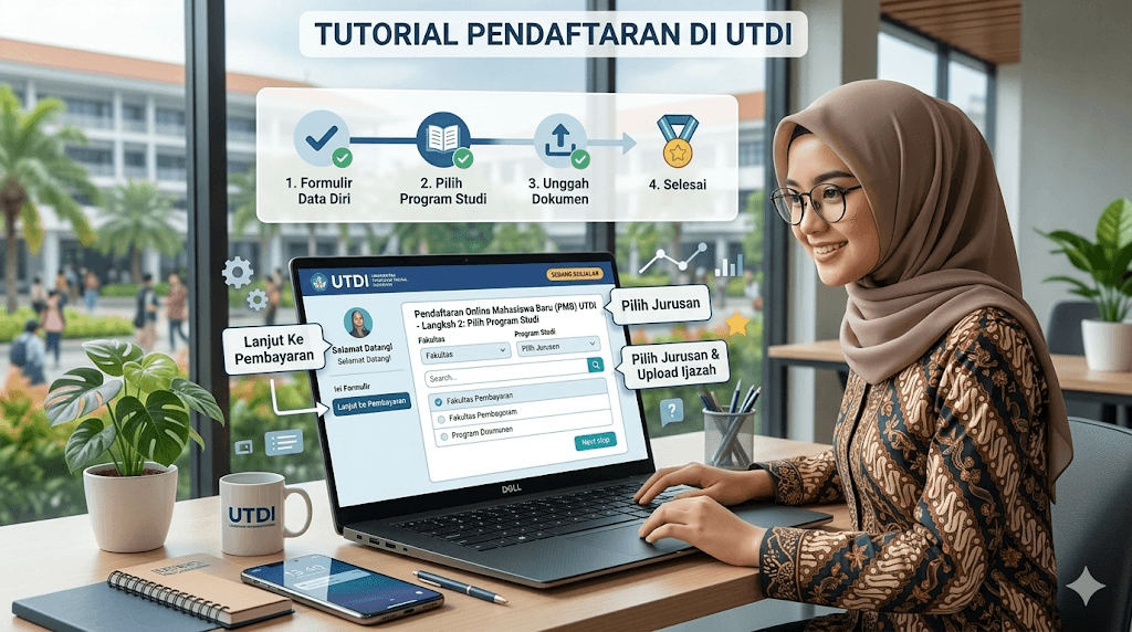 UTDI Rilis Video Tutorial Pendaftaran Mahasiswa Baru